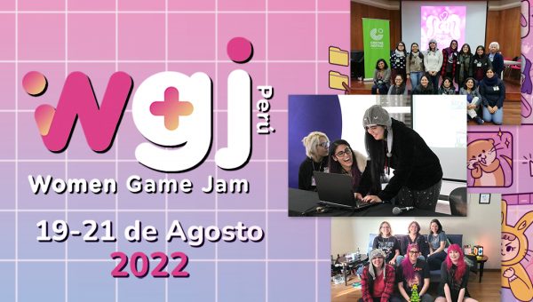 Women Game Jam logo image collage.